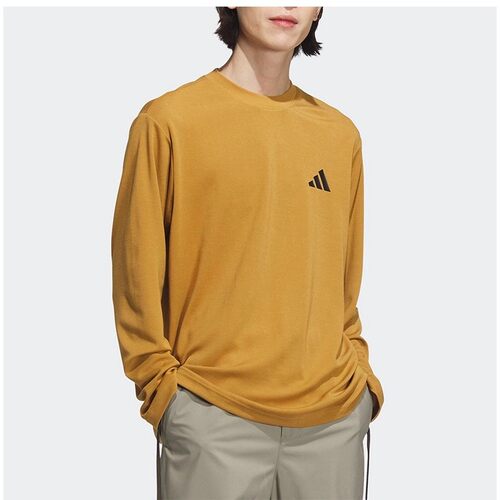 Adidas/阿迪达斯2026夏季新款男士圆领柔软复古运动长袖T恤JY6945