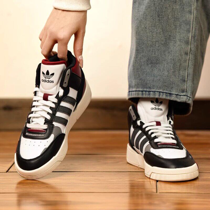 阿迪达斯三叶草春季男鞋女鞋春冬款高帮运动鞋休闲板鞋正品ID0845