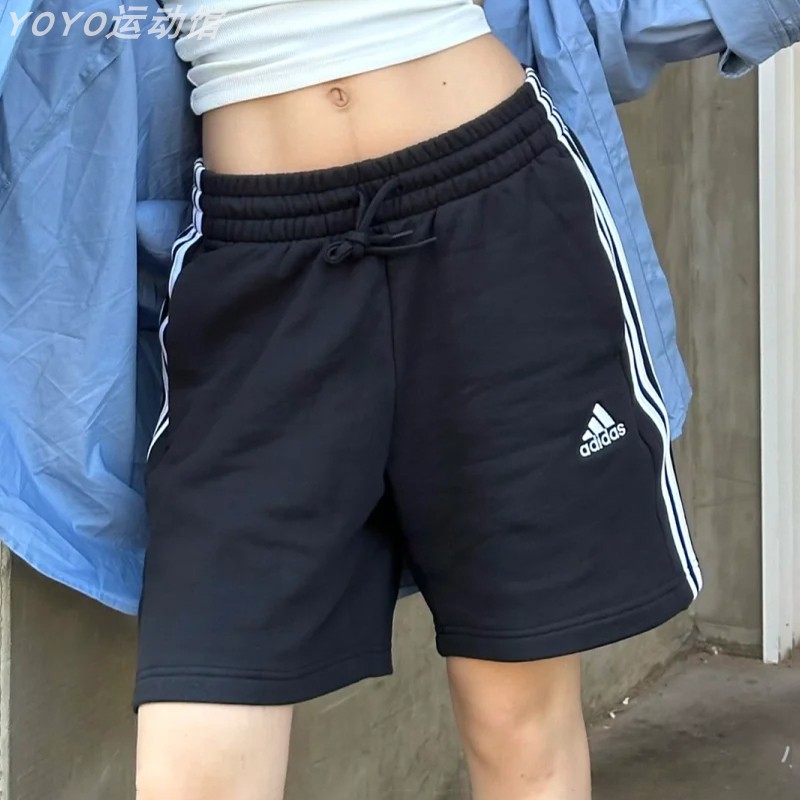 阿迪达斯男女裤舒适透气运动短裤