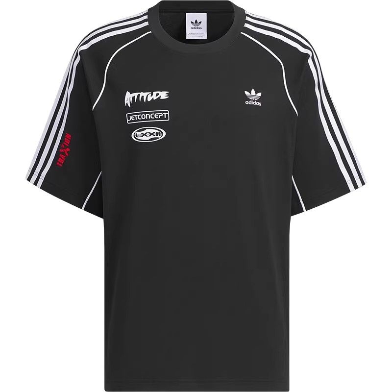 阿迪达斯三叶草男2026复古机车风透气运动休闲短袖T恤 JL8419,运动服/休闲服装,运动T恤,淘宝优惠券,粉丝福利购,淘宝优惠卷