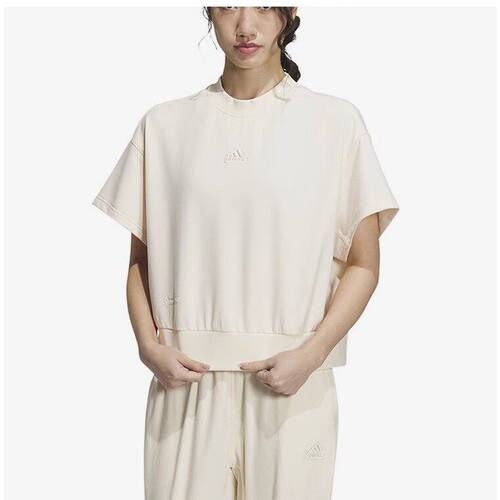 Adidas/阿迪达斯夏季新款女士宽松圆领休闲运动T恤IM8868
