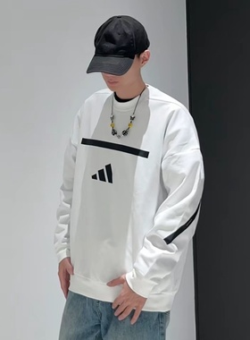 Adidas/阿迪达斯正品M Z.N.E. CRW男士圆领运动训练卫衣JF2451