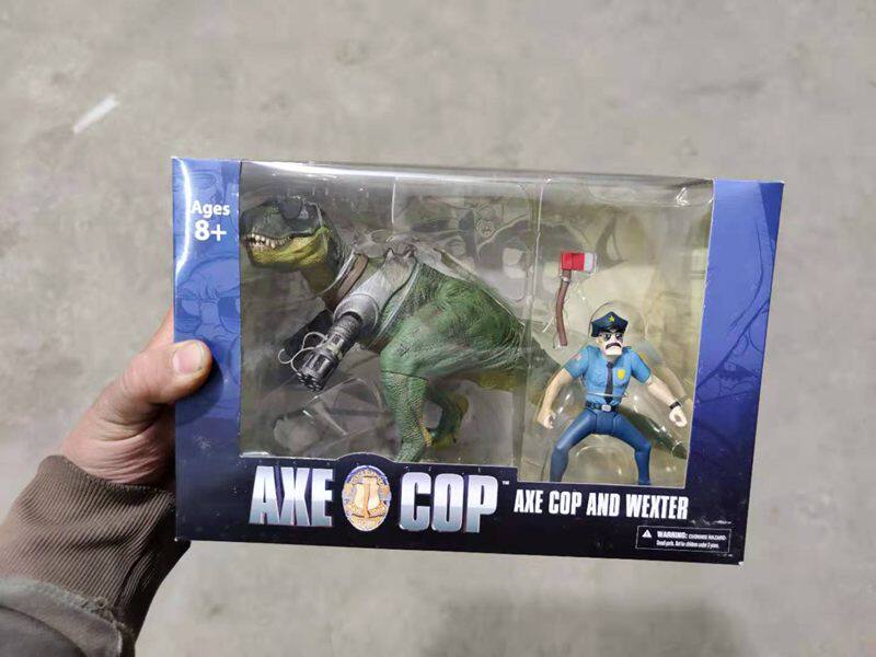 正版全新 蚂 蚁绝版老货AXE COP 可动人偶手办模型公仔摆件景品