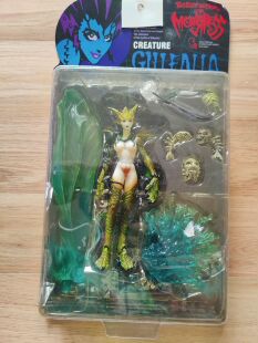 Fewture 怪物女孩 韮沢靖鱼人女孩可动人偶手办模型公仔摆件玩具