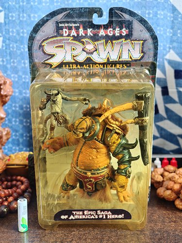 麦克法兰再生侠spawn11代美版骑兽可动人偶手办模型公仔摆件玩具