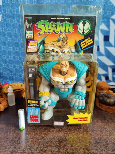 麦克法兰再生侠spawn初代overkill带漫画可动人偶手办模型玩具