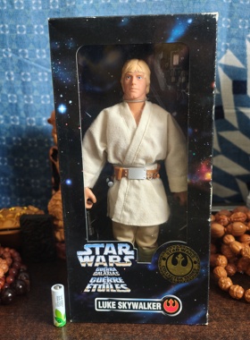 Kenner星球大战12寸1/6白衣卢克可动人偶手办模型公仔摆件玩具