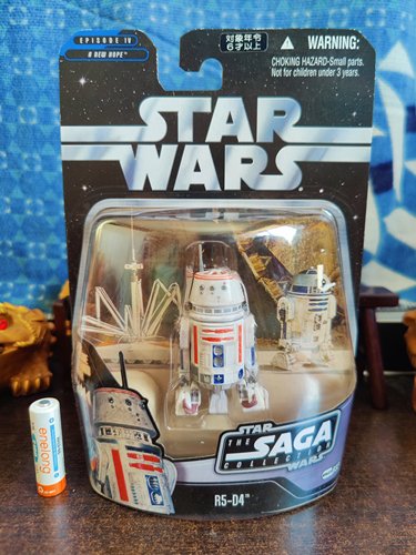 星球大战3.75寸SAGA系列R5-D4可动人偶手办模型公仔摆件景品玩具
