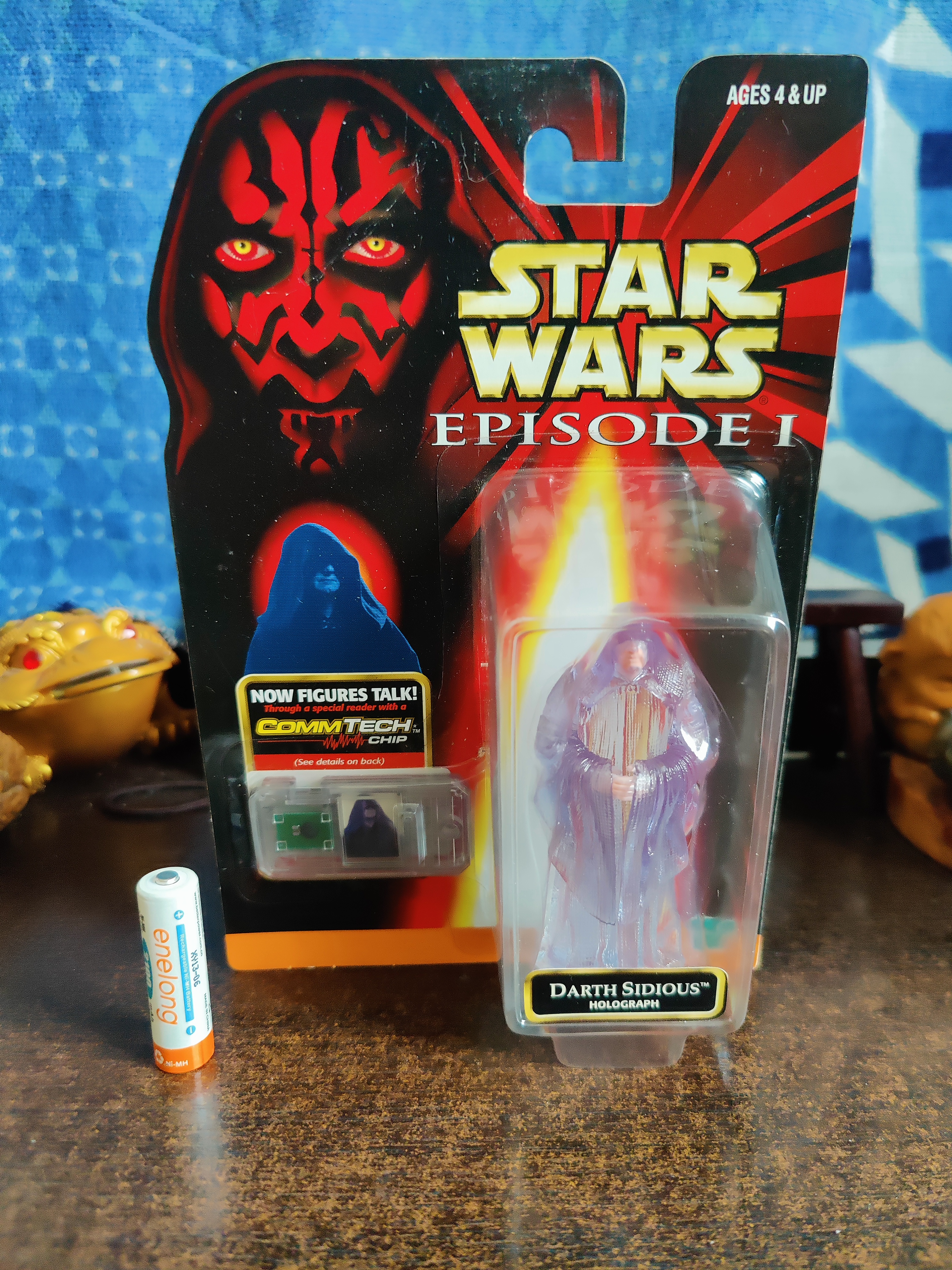 星球大战西斯皇帝透明版3.75寸可动人偶手办模型公仔摆件景品玩具