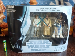 星球大战 卢克 奥比旺 r2d2 c3po手办模型公仔摆件景品玩具套装