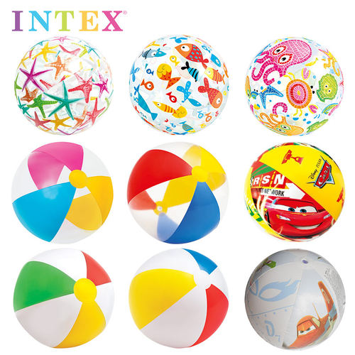 正品intex沙滩球儿童海滩泳池
