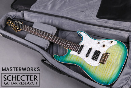 SCHECTER CUSTOM SUNSET2 加勒比海 美产定制电吉他【多利乐器】