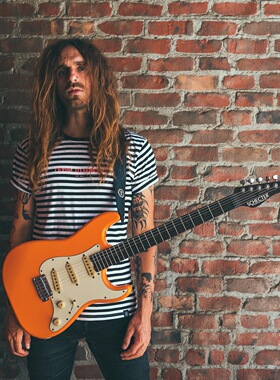 SCHECTER NICK JOHNSTON Atomic Orange美产签名款【多利乐器】