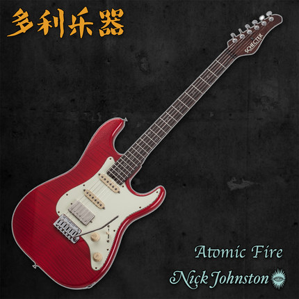 SCHECTER NickJohnston Atomic硝基漆做旧签名款【多利乐器】