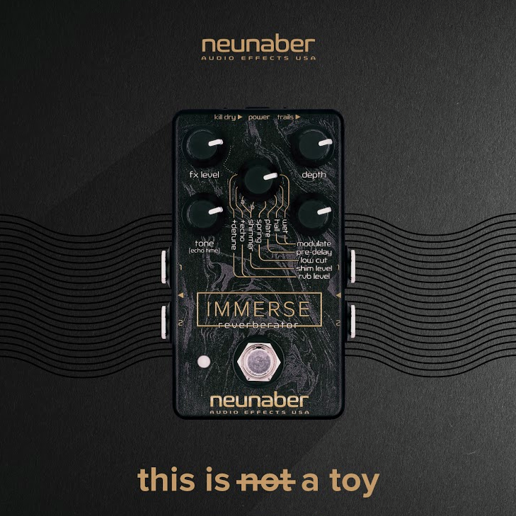Neunaber IMMERSE Reverb 立体声混响单块效果器【多利乐器】