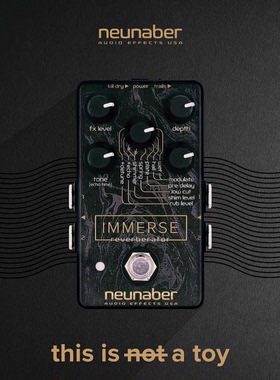 Neunaber IMMERSE Reverb 立体声混响单块效果器【多利乐器】