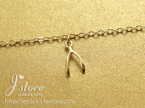 dogeared美国银镀金如愿骨手链