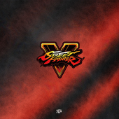 TLP反光车贴 街头霸王5logo标志行李箱电脑机箱前挡风玻璃笔记本