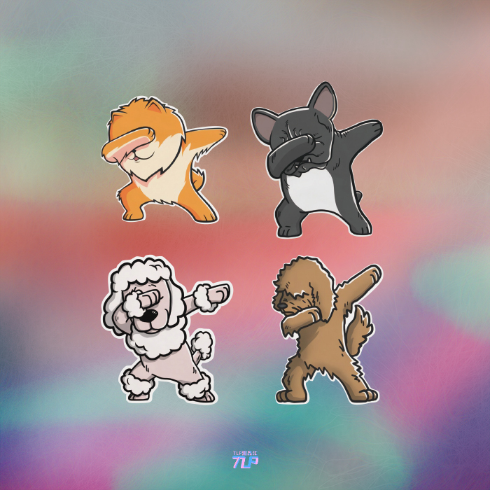 金毛贴防水套TLPDabbing街舞