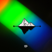 防水贴纸 电动车摩托皮卡漆面玻璃 TLP镂空车贴 越野山脉山水倒映