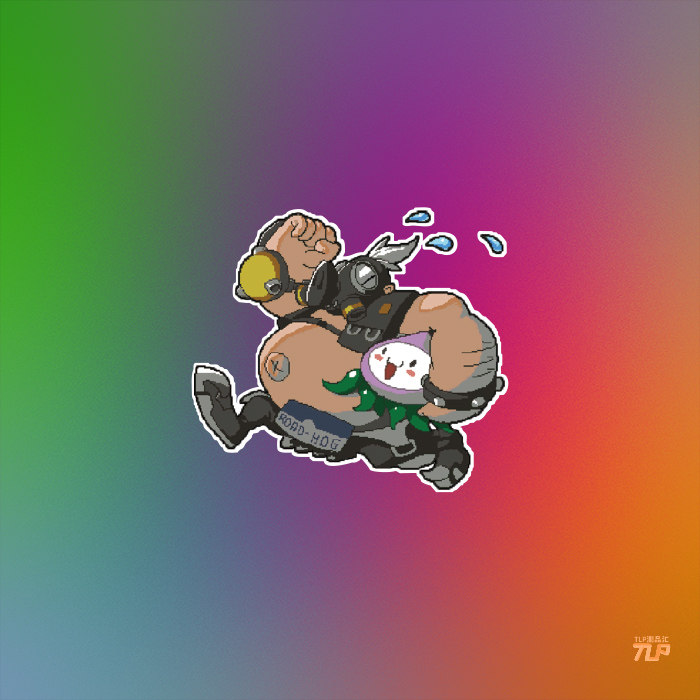 反光车贴守望先锋喷漆涂鸦周边