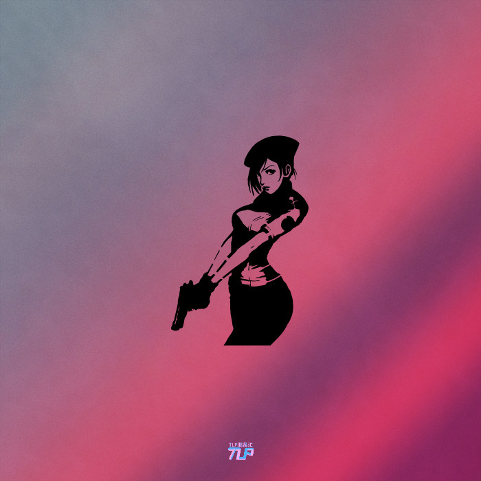 tlp镂空车贴 生化危机游戏女主吉尔瓦伦蒂安遮盖电脑摩托车机箱贴