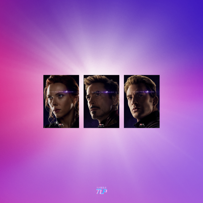 反光车贴复仇者联盟4海报头像