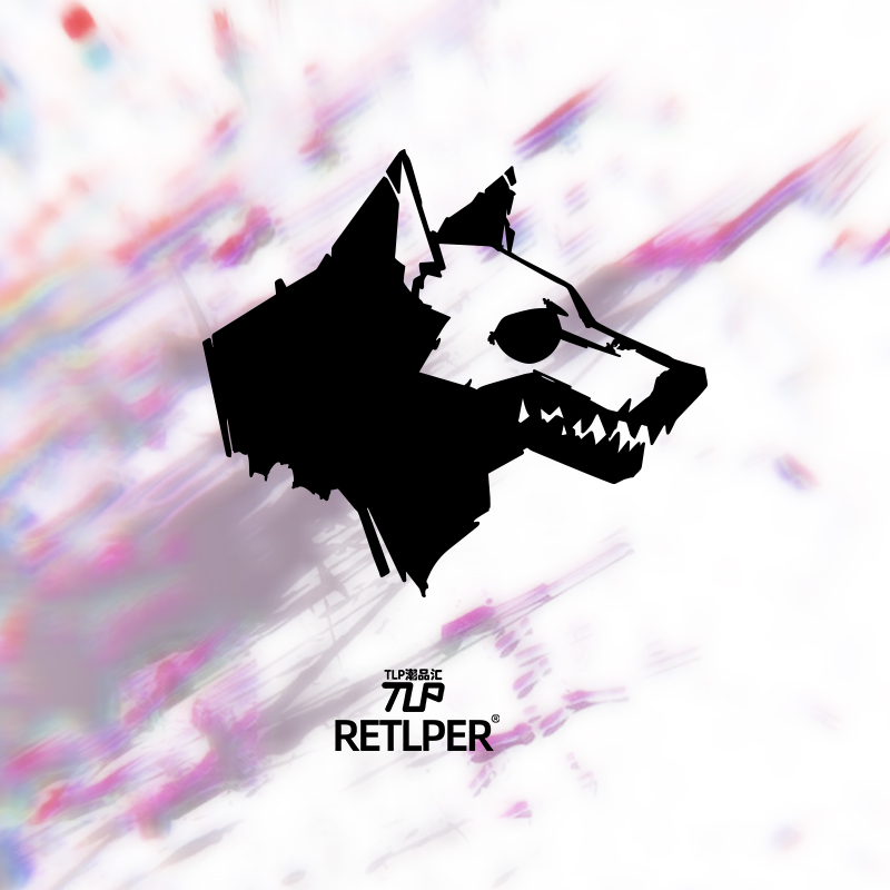 RETLPER镂空车贴 原创 野性狼魂 越野营地穿越 汽摩防水平面贴纸