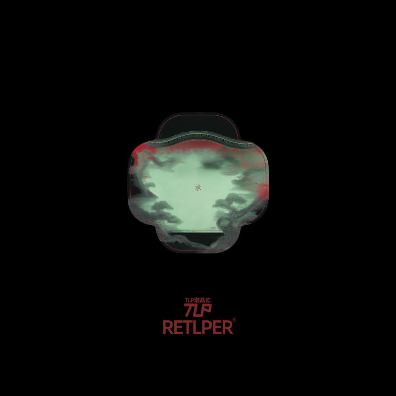 RETLPER反光贴纸 原创 影背墙传统新中式 防水平面汽摩装饰贴纸