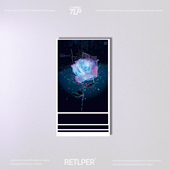 汽摩防水平面贴纸 数字虚拟花朵赛博空间 RETLPER反光车贴 原创