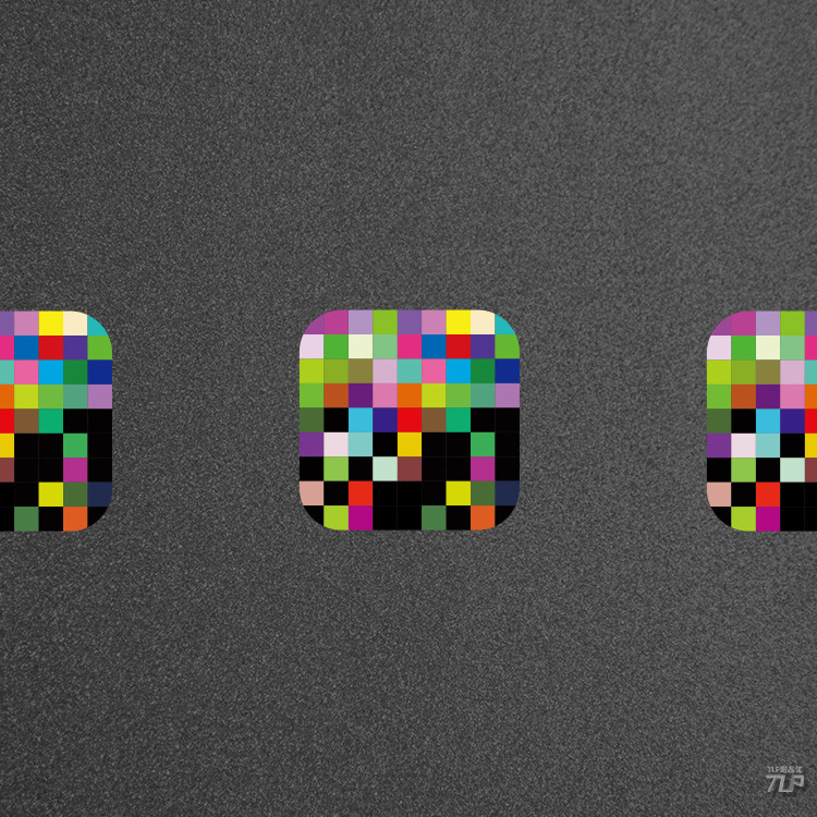 tlp反光贴纸  心情切片 马赛克乱码 显示器彩色像素斑点 平面贴纸