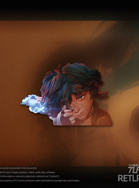 RETLPER镂空车贴 双城Isha的告别 汽摩防水平面装饰贴纸