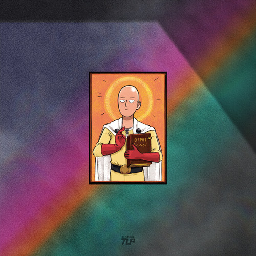 tlp反光车贴一拳超人动漫搞笑