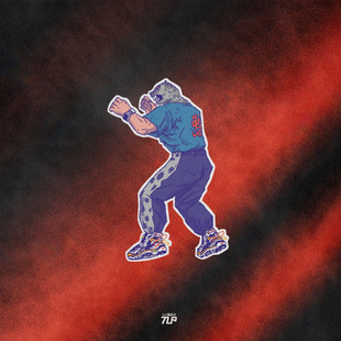 TLP反光车贴 铁拳Tekken豹王KING ps街机单机格斗游戏反光贴纸