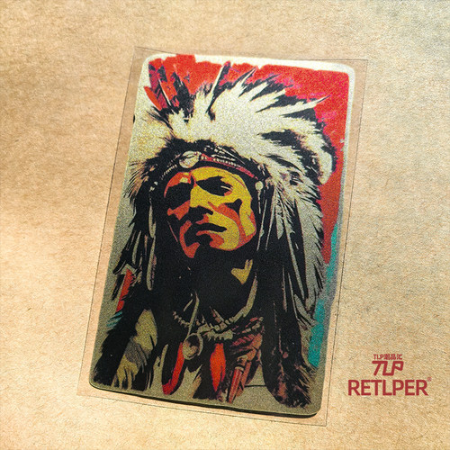 RETLPER反光贴纸 原创 印第安美洲原住民传统文化 防水汽摩贴纸