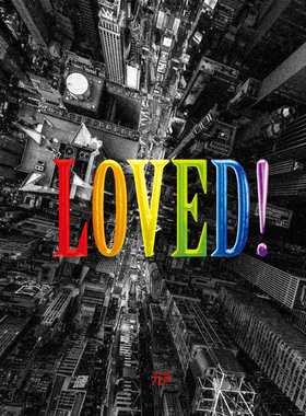 TLP镂空车贴 心情切片 LOVED热爱心爱英文彩色字母车用防水贴纸