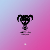 TLP镂空车贴 小队小丑女哈莉奎茵骷髅头像H Quinn车头贴纸