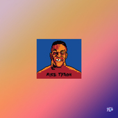 Tyson像素版 TLP反光车贴 拳王泰森门牙揍掉Mike 街霸搞笑卡通贴纸