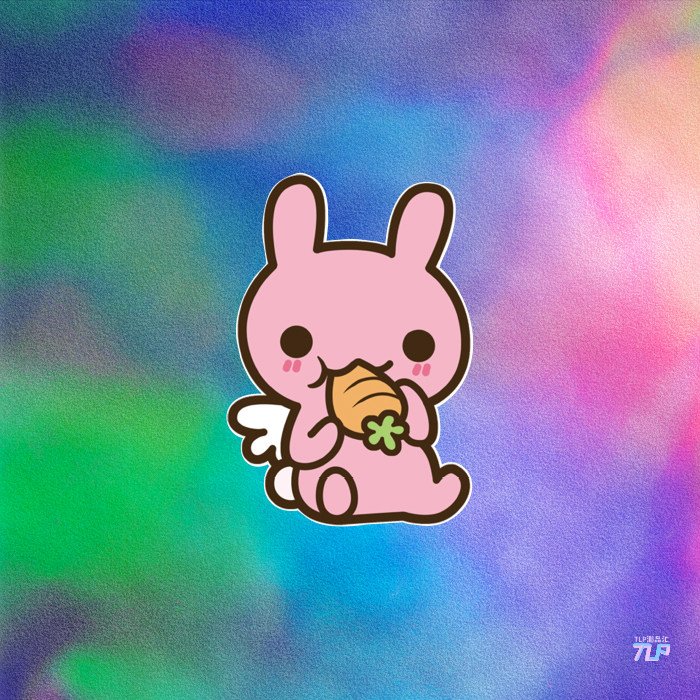 可爱胡萝卜浪漫行李箱反光车贴