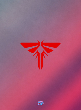 TLP镂空车贴 最后生还者美国末日The Last of Us火萤标志游戏贴纸