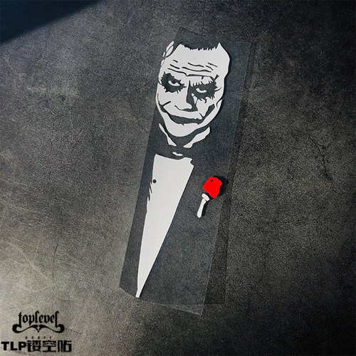 TLP镂空车贴 蝙蝠侠黑暗骑士希斯莱杰小丑教父红玫瑰版Joker贴纸