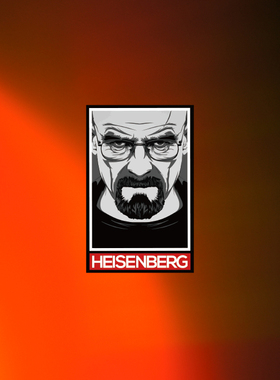 TLP反光车贴 绝命毒师Breaking Bad老白沃尔特海森伯格美剧贴纸