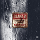 TLP反光车贴 DANGER恐龙区域危险警示警告牌侏罗纪公园电影贴纸