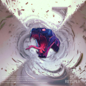 甲蛇头守护 狂怒装 汽摩防水平面贴纸 原创 RETLPER镂空车贴