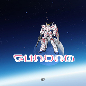 TLP镂空车贴 高达敢达GundamUC独角兽Unicorn报丧女妖机甲字贴纸