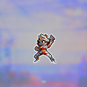 Seiya像素版 TLP反光车贴 圣斗士星矢天马座车田正美Saint 贴纸