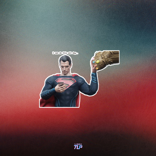 漫威超人挡风玻璃反光车贴TLP