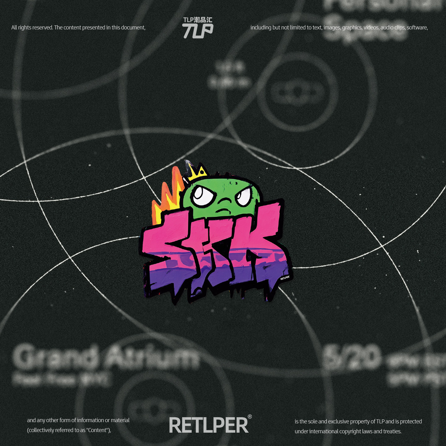 RETLPER反光车贴 原创 涂鸦酷酷小绿妖 汽摩防水平面遮瑕装饰贴纸