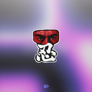 TLP反光车贴 忍者隐忍武馆行李箱笔记本摩托车装饰贴纸遮划痕防水