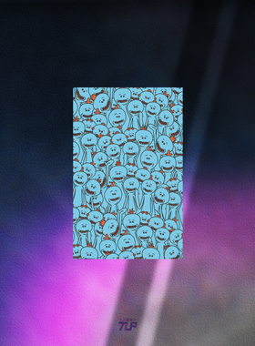 TLP反光车贴 Mr.MeeSeeks使命先生科学家爷孙防水机箱汽车贴纸